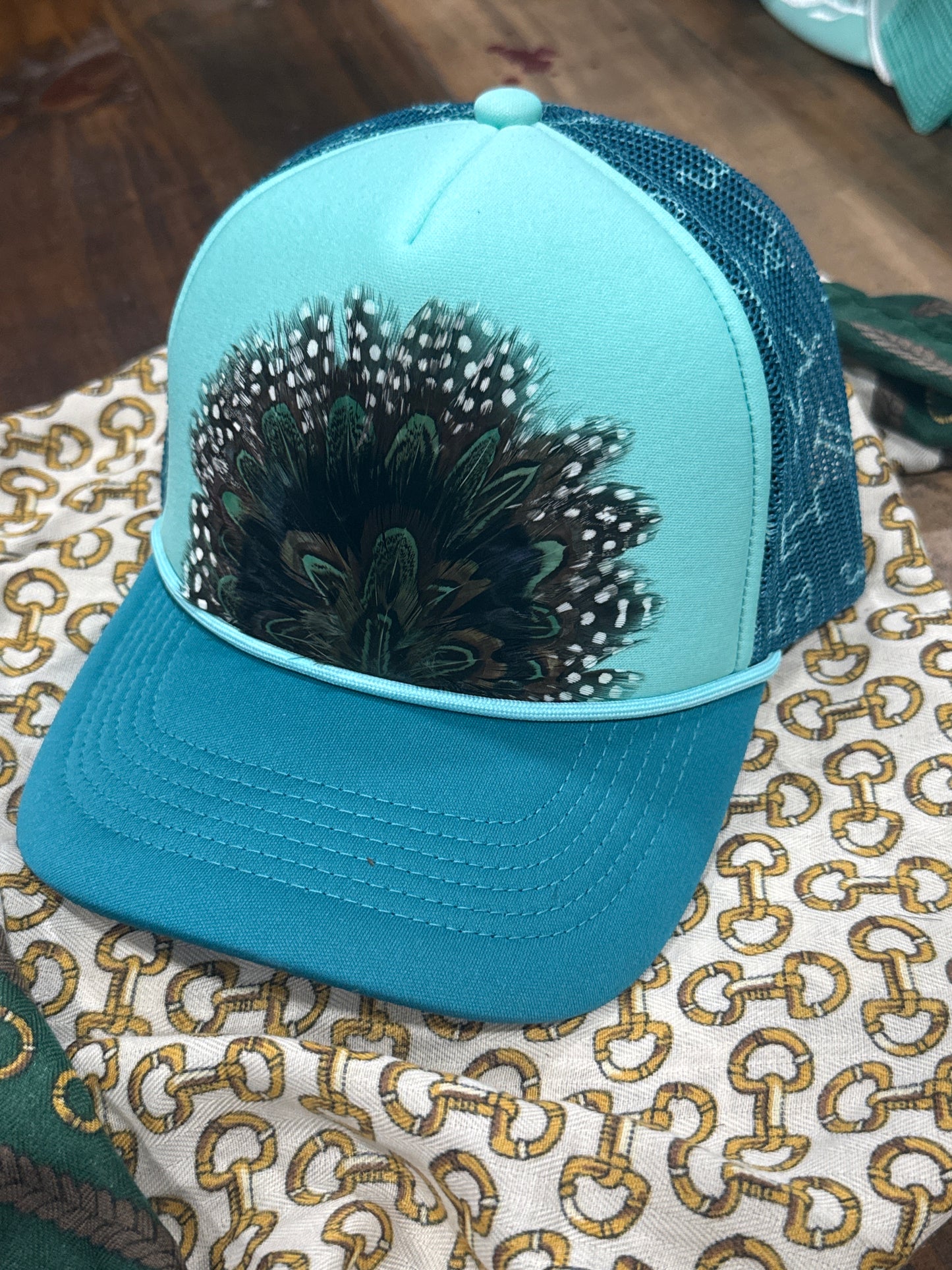 Brandy Feather Trucker
