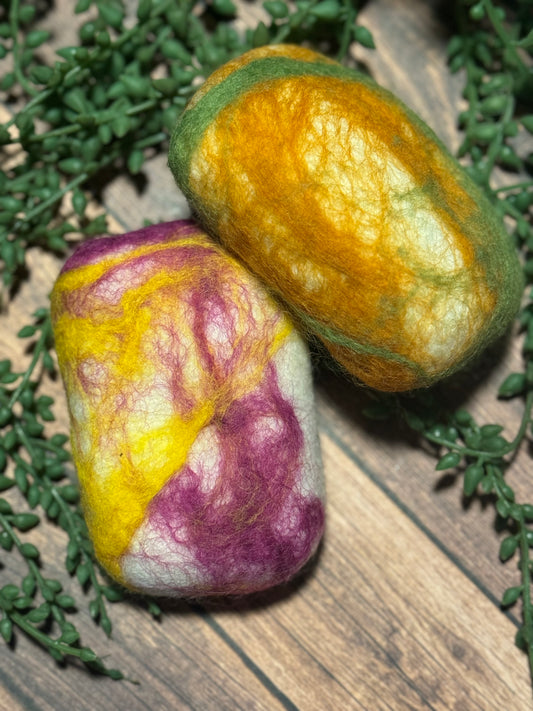 XL Oval Felted Soap (Winter Bliss)