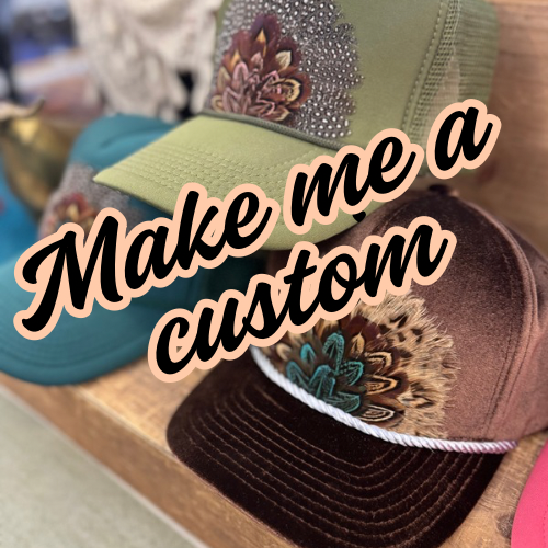 Custom Feather Trucker