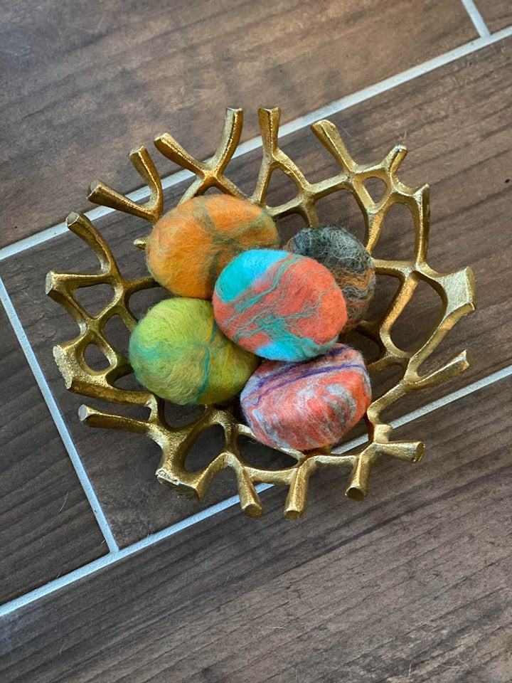 Oval Felted Soap (Juicy Orange)