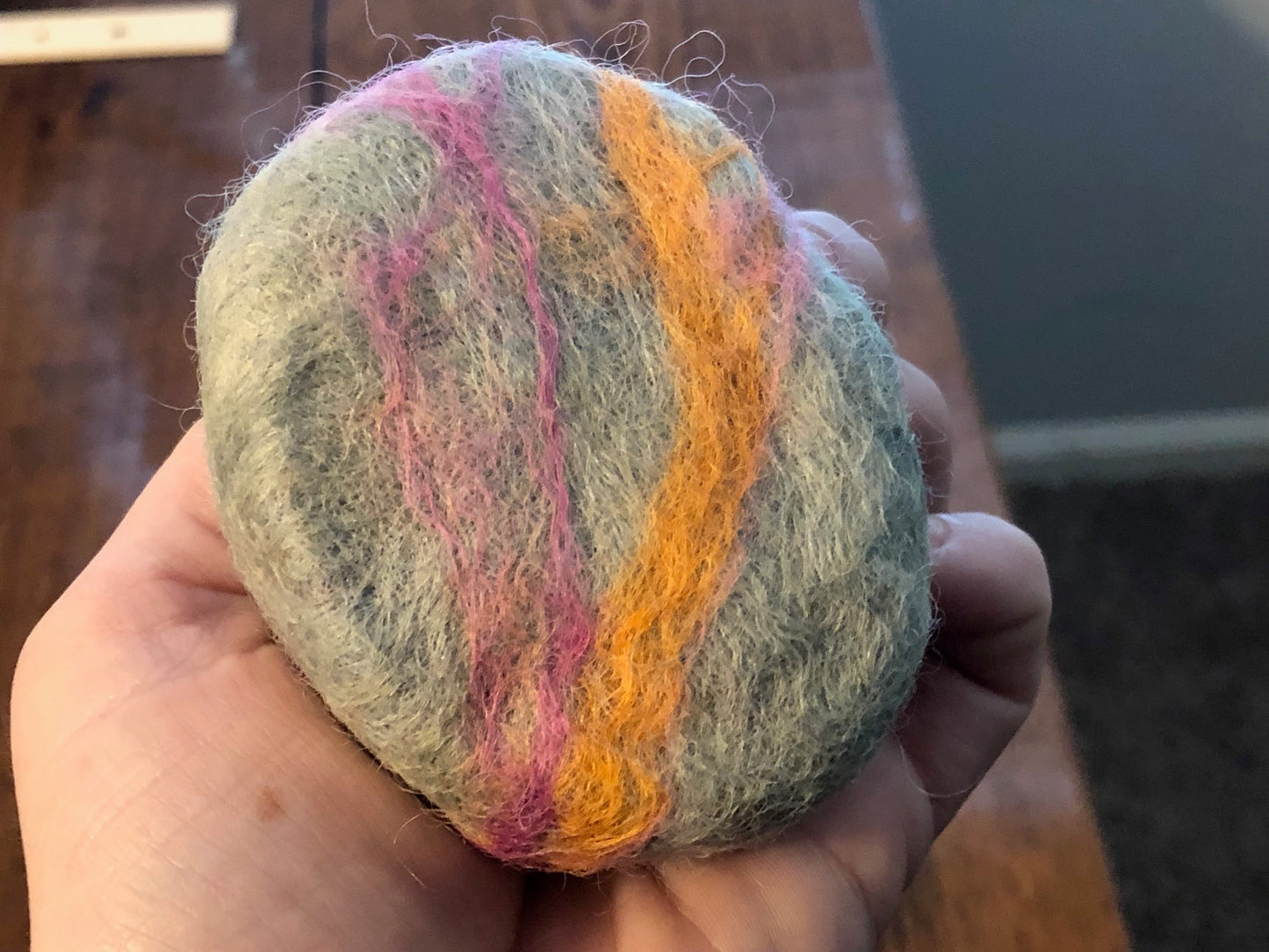 Oval Felted Soap (Cranberry Spice)
