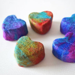 Heart Felted Soap  (Mint)