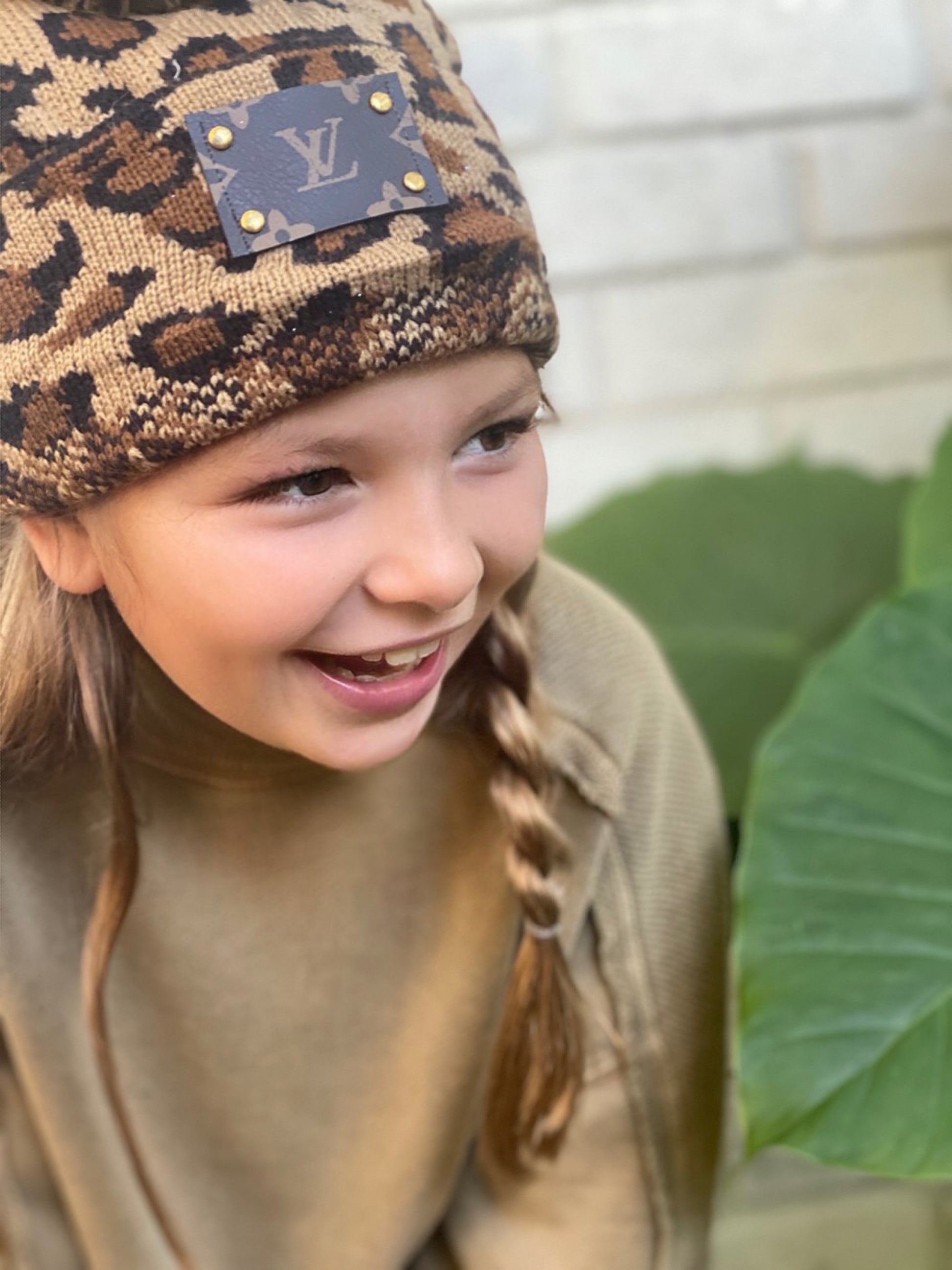 Leopard Print Louis Vuitton Beanie • So Beautifully Broken