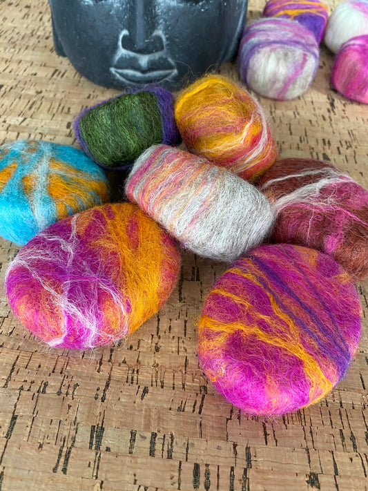 Oval Felted Soap (Lavender)