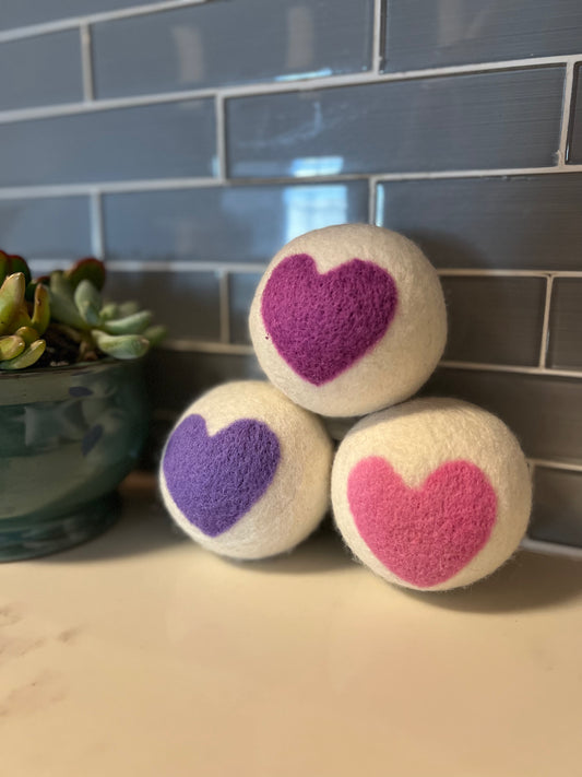 Heart felt best sale dryer balls