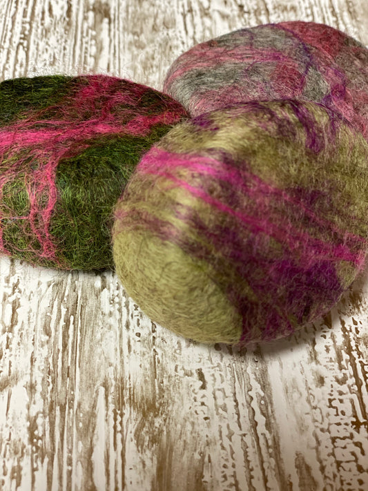 Oval Felted Soap (Deep Sea)