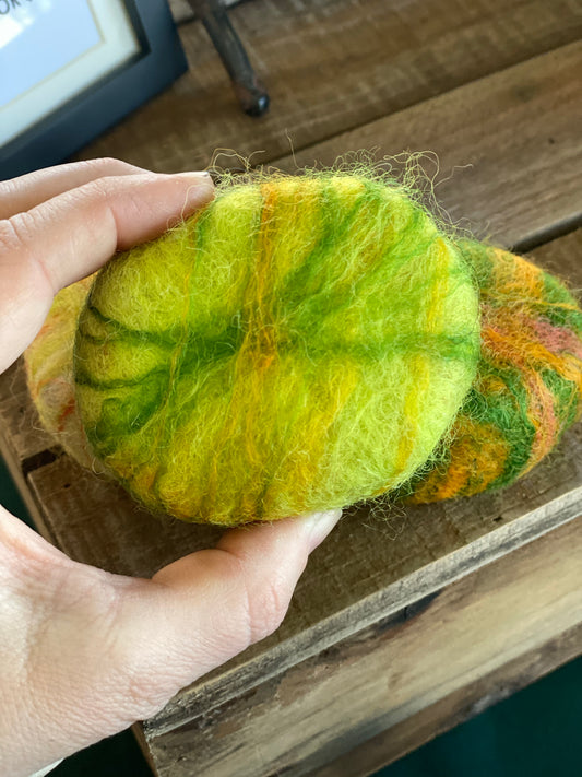 Oval Felted Soap (Lemon Loaf)